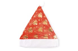 Gorro papa noel detalles dorados (1)